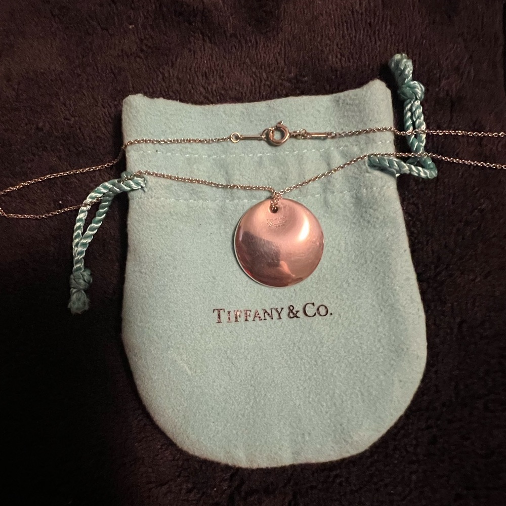 Tiffany & Co Elsa Peretti Round Pendant Necklace